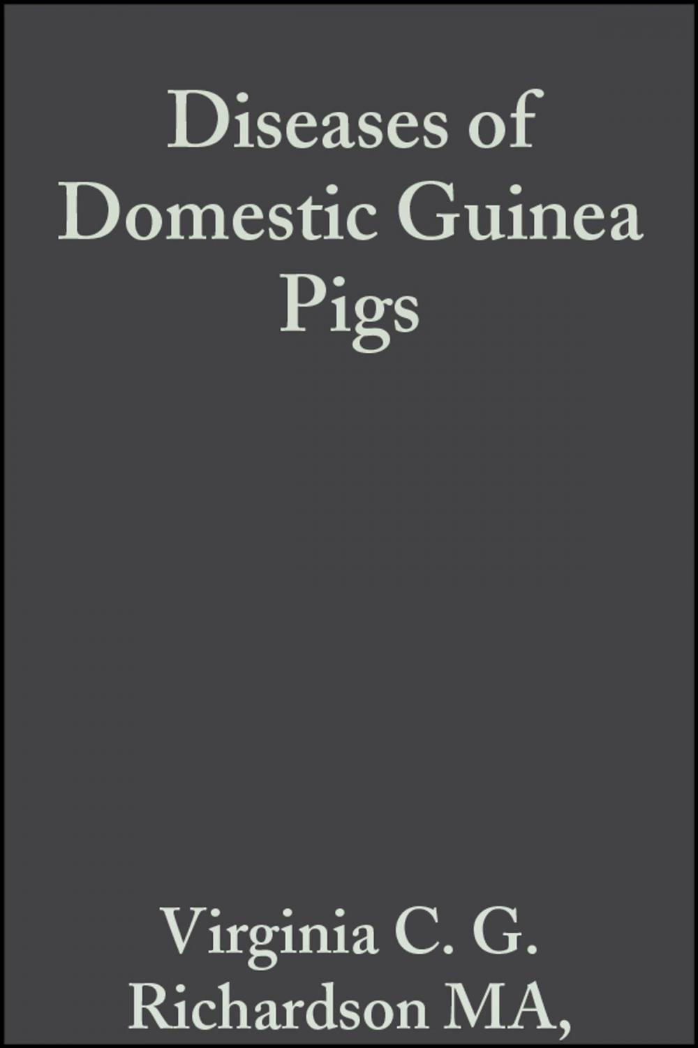 Big bigCover of Diseases of Domestic Guinea Pigs