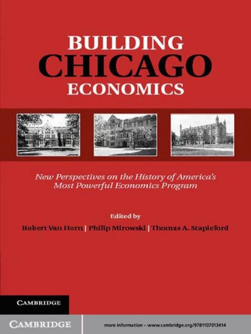 Big bigCover of Building Chicago Economics