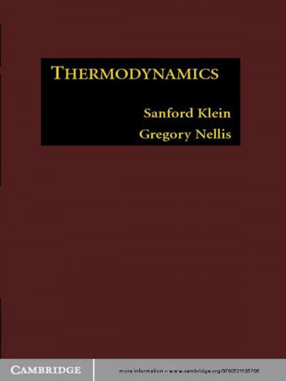 Big bigCover of Thermodynamics