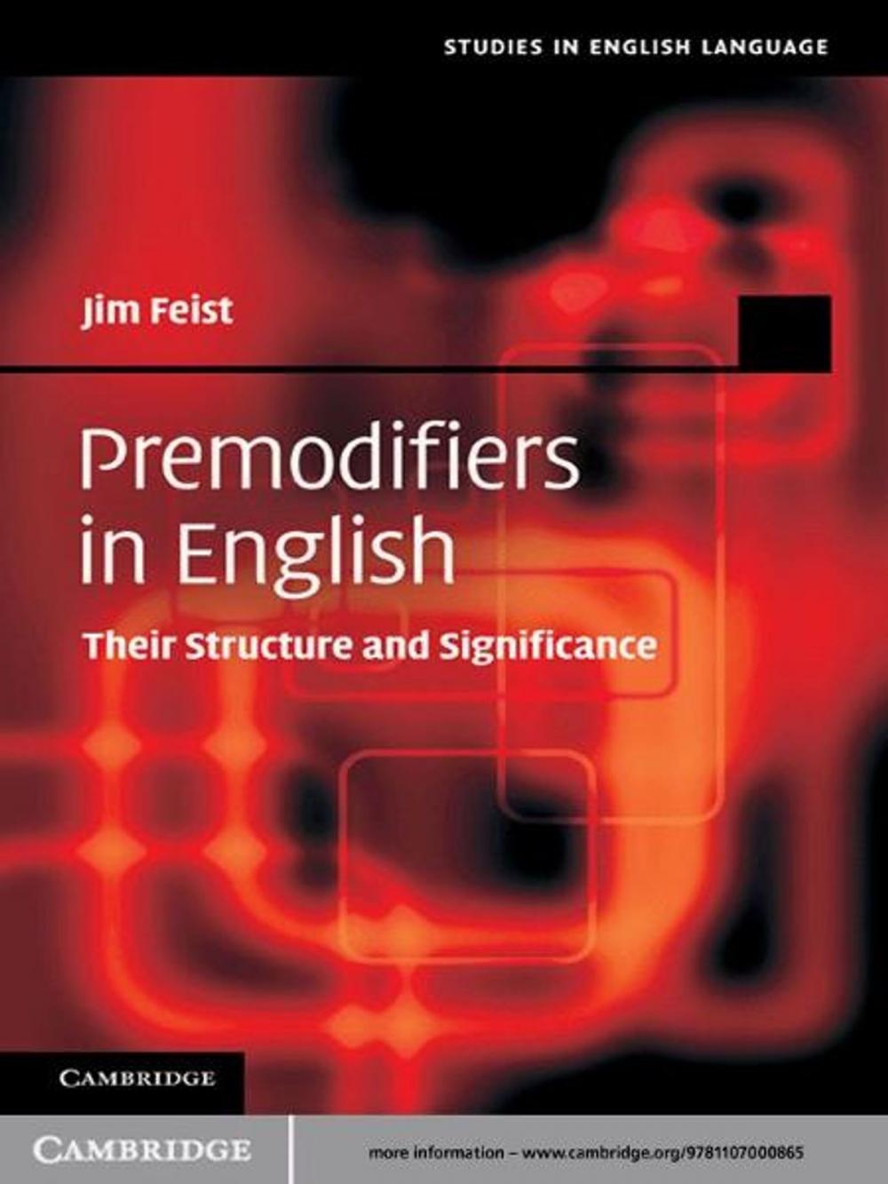 Big bigCover of Premodifiers in English