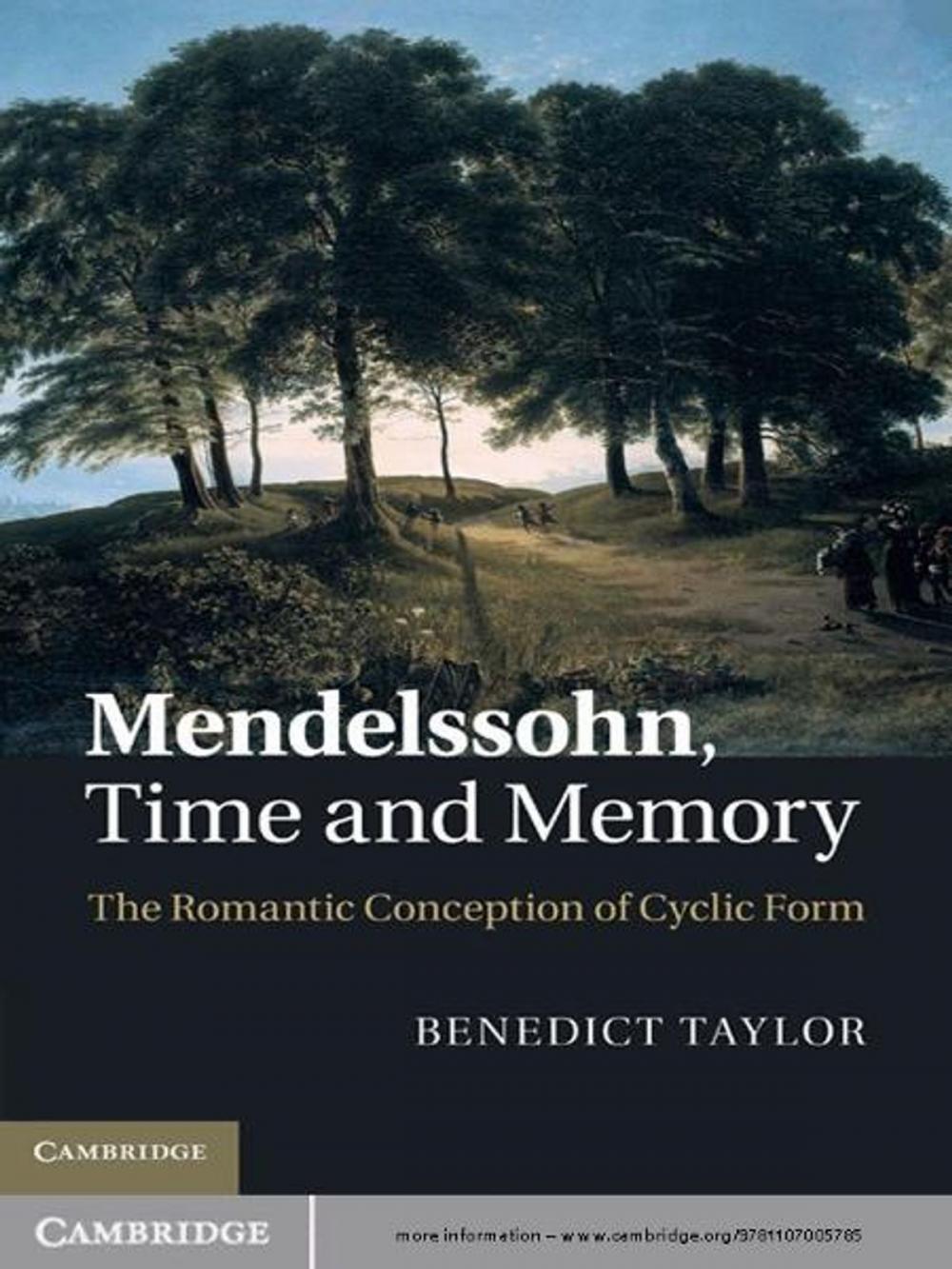 Big bigCover of Mendelssohn, Time and Memory