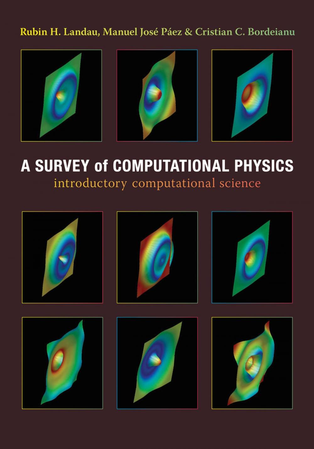 Big bigCover of A Survey of Computational Physics