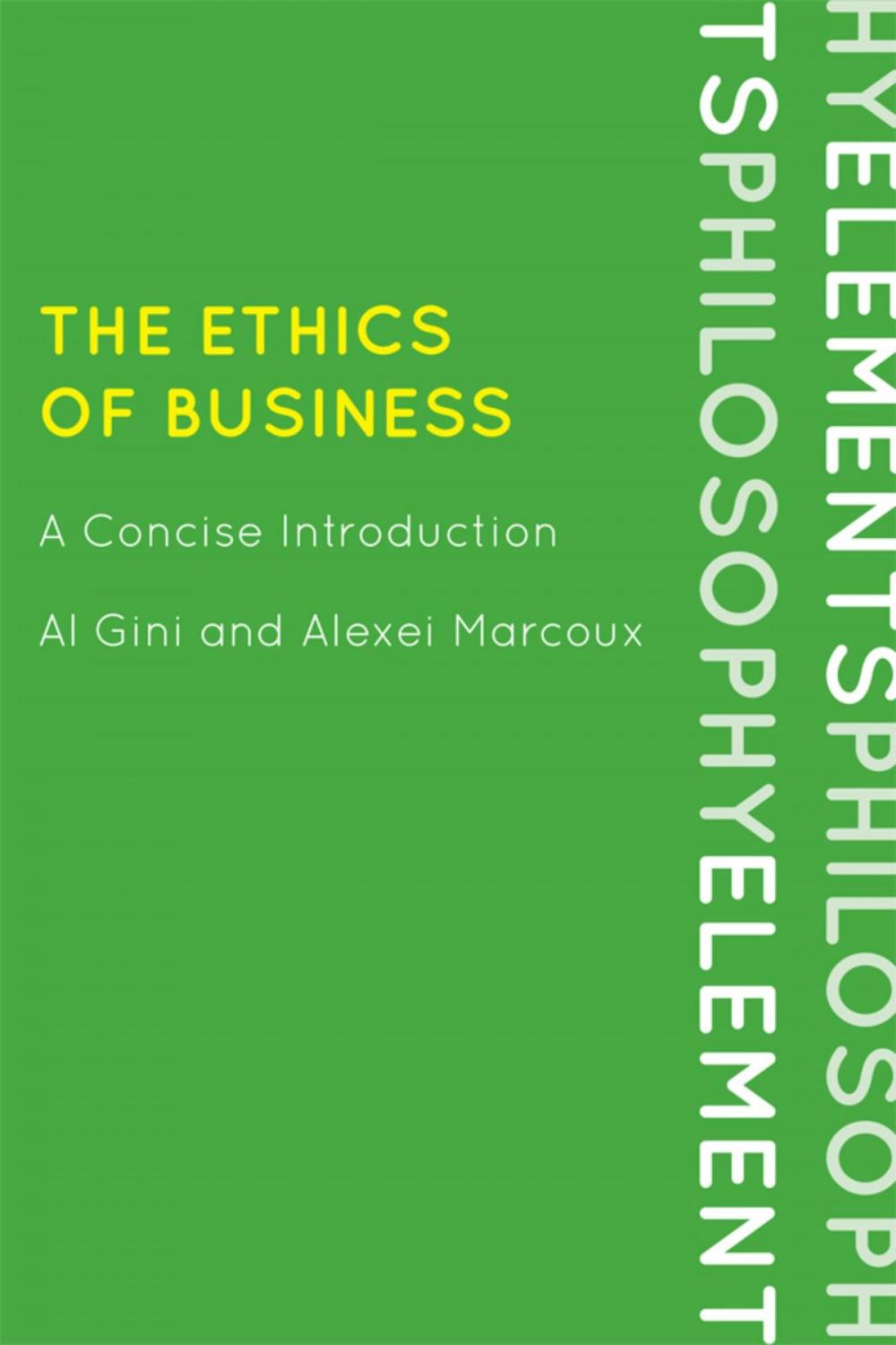 Big bigCover of The Ethics of Business