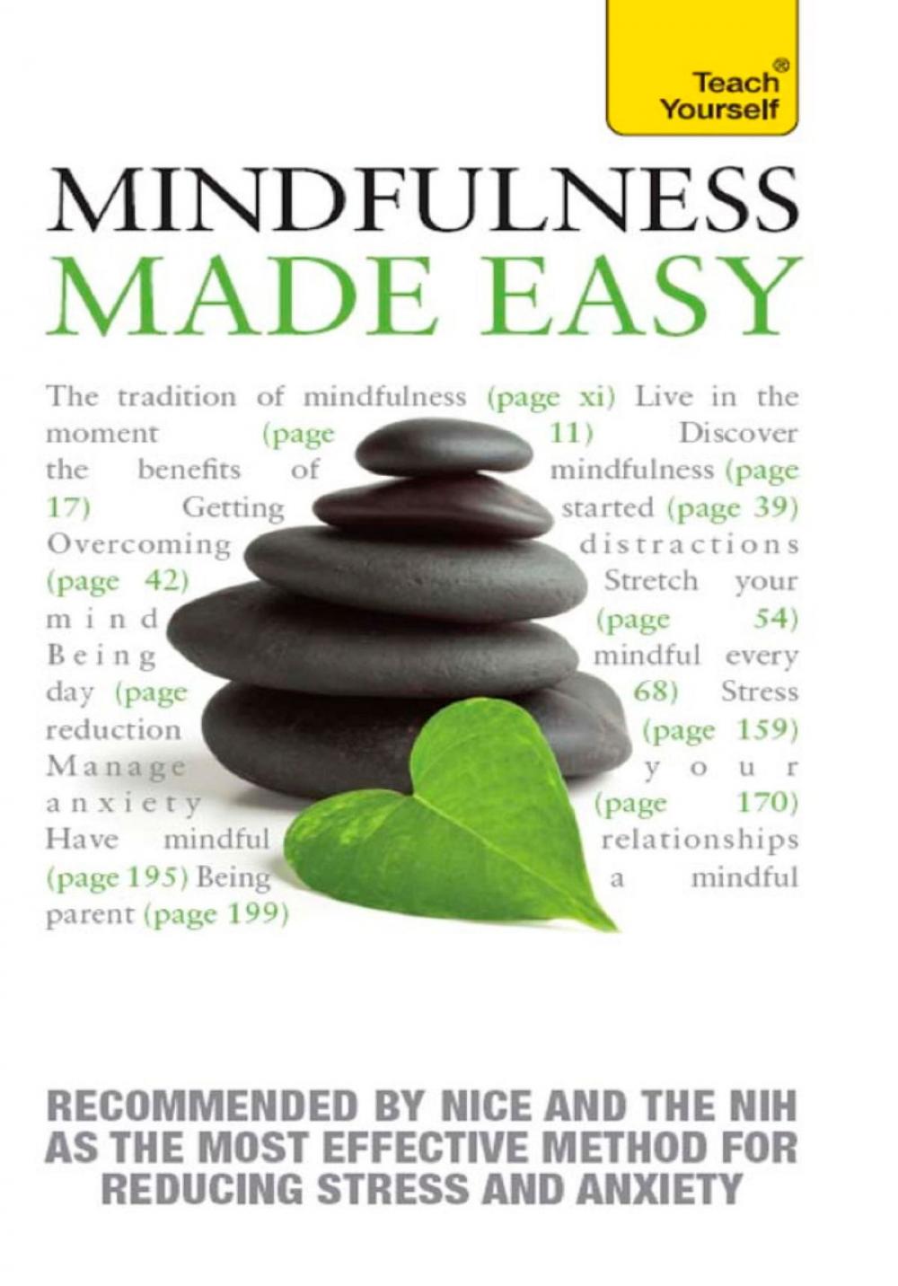 Big bigCover of Mindfulness Made Easy: Teach Yourself