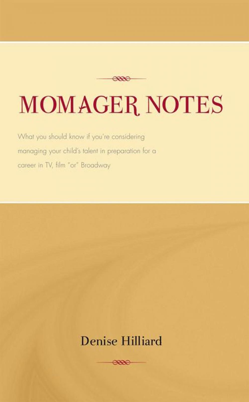 Big bigCover of Momager Notes