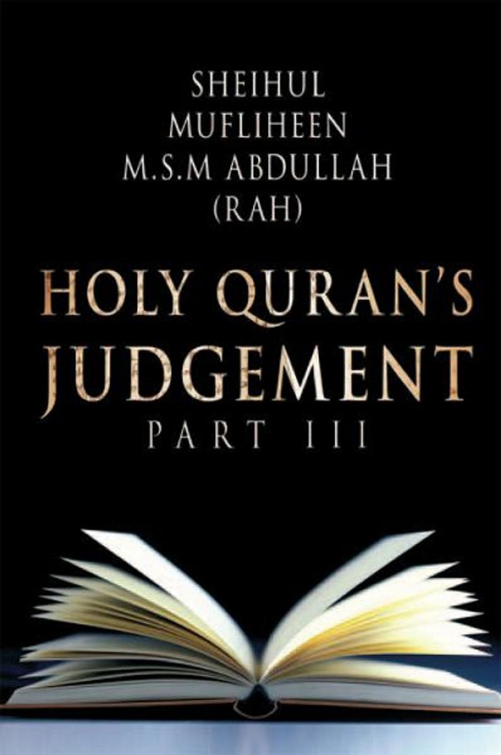 Big bigCover of Holy Quran’S Judgement Part - Iii