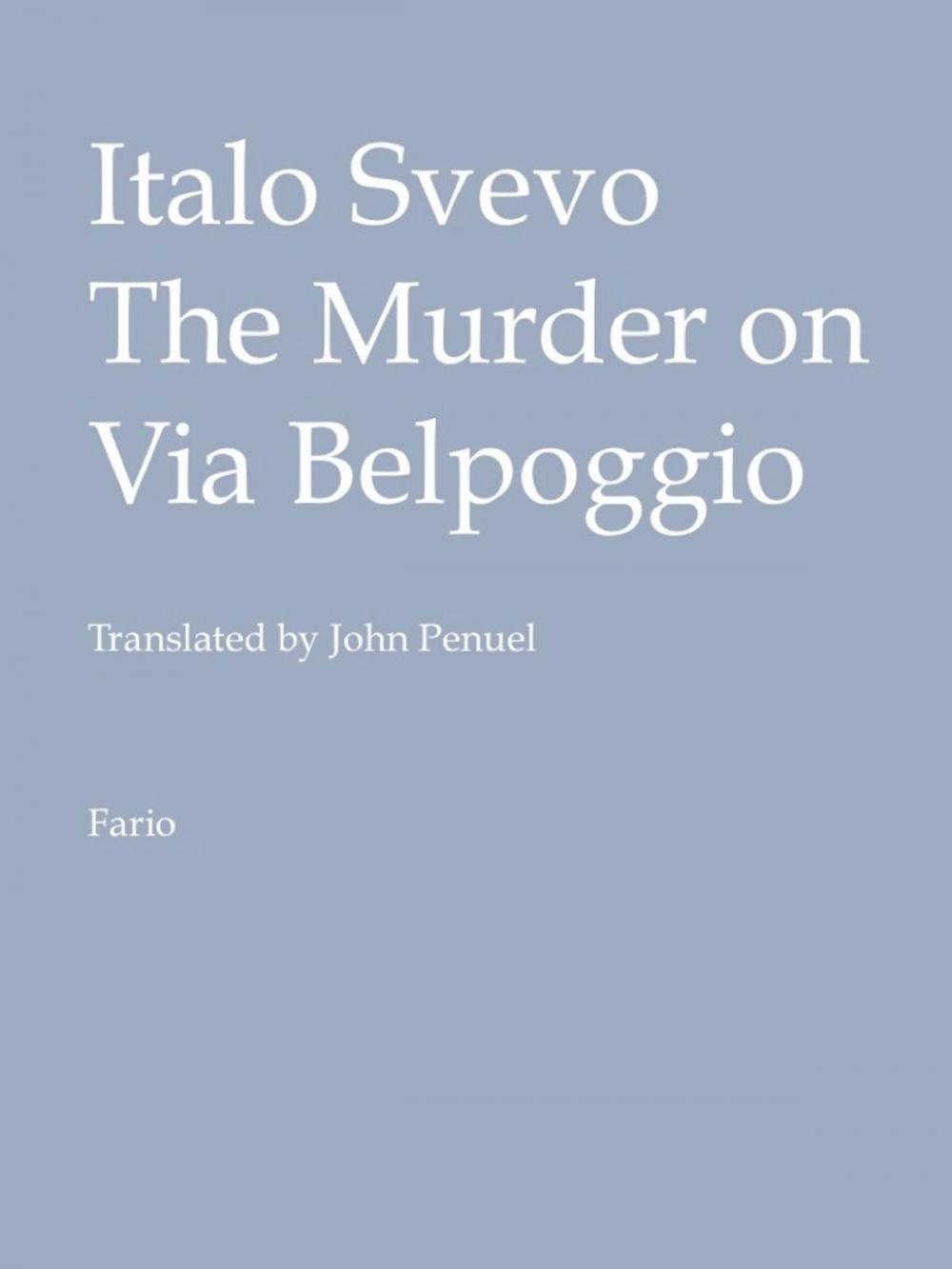 Big bigCover of The Murder on Via Belpoggio