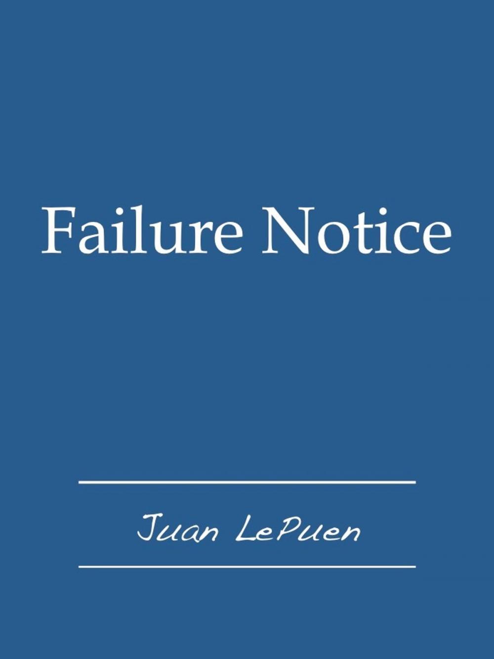 Big bigCover of Failure Notice