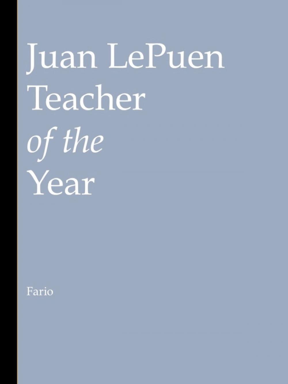 Big bigCover of Teacher of the Year