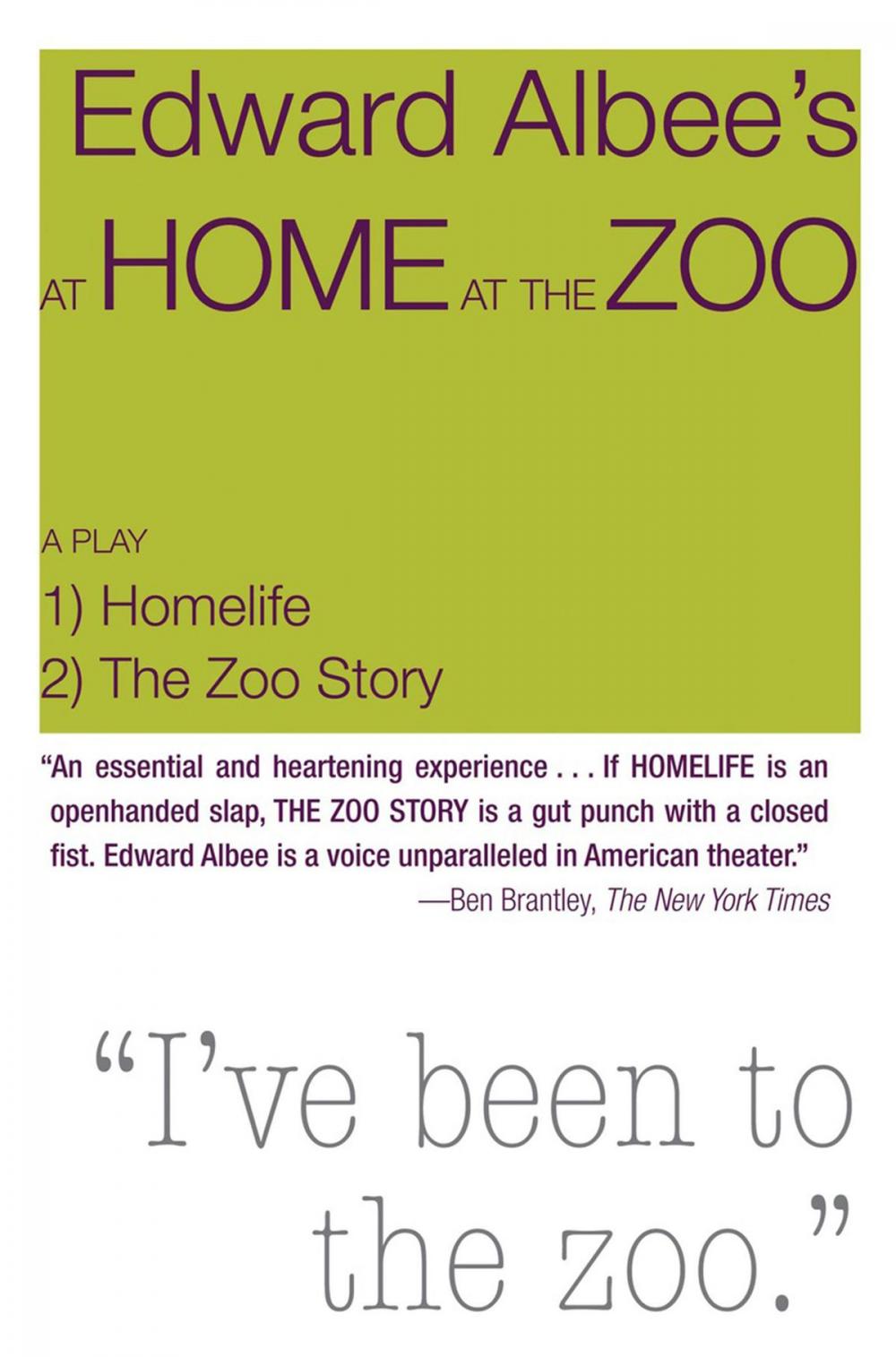 Big bigCover of At Home at the Zoo: Homelife and the Zoo Story