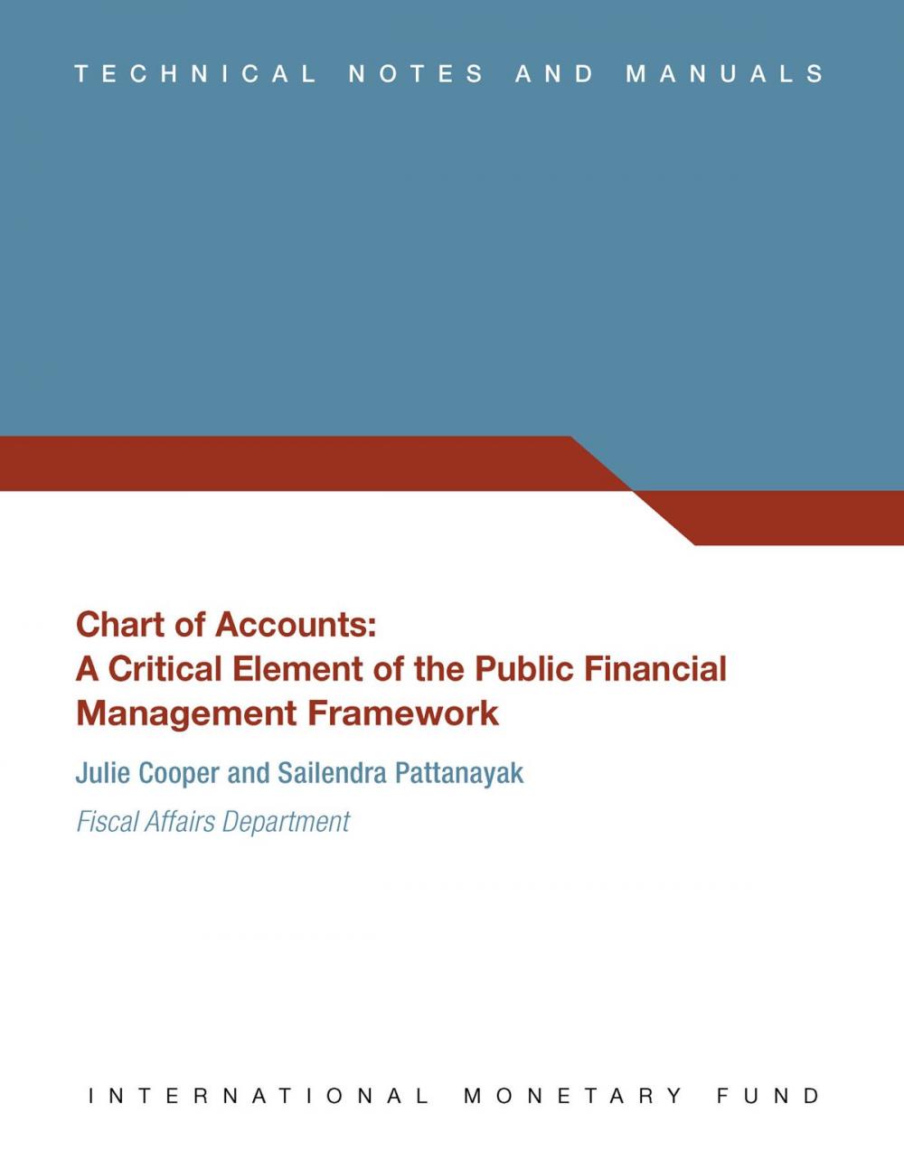 Big bigCover of Chart of Accounts: A Critical Element of the Public Financial Management Framework (EPub)