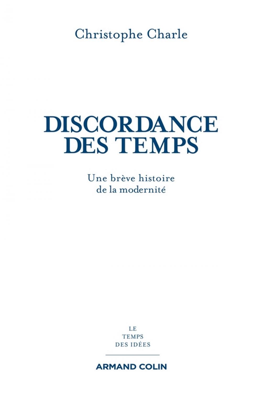 Big bigCover of La discordance des temps