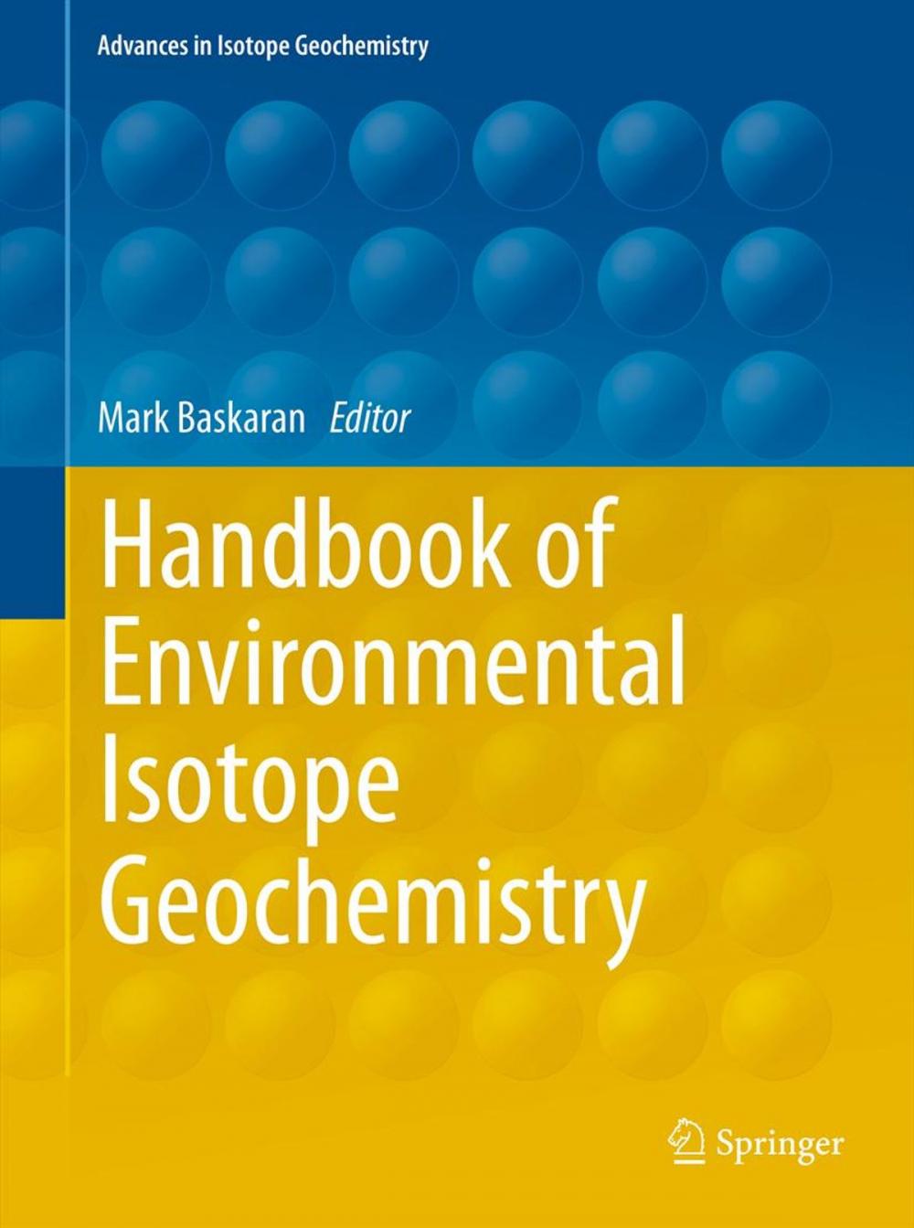 Big bigCover of Handbook of Environmental Isotope Geochemistry