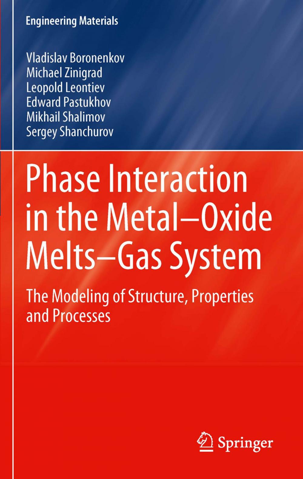 Big bigCover of Phase Interaction in the Metal - Oxide Melts - Gas -System