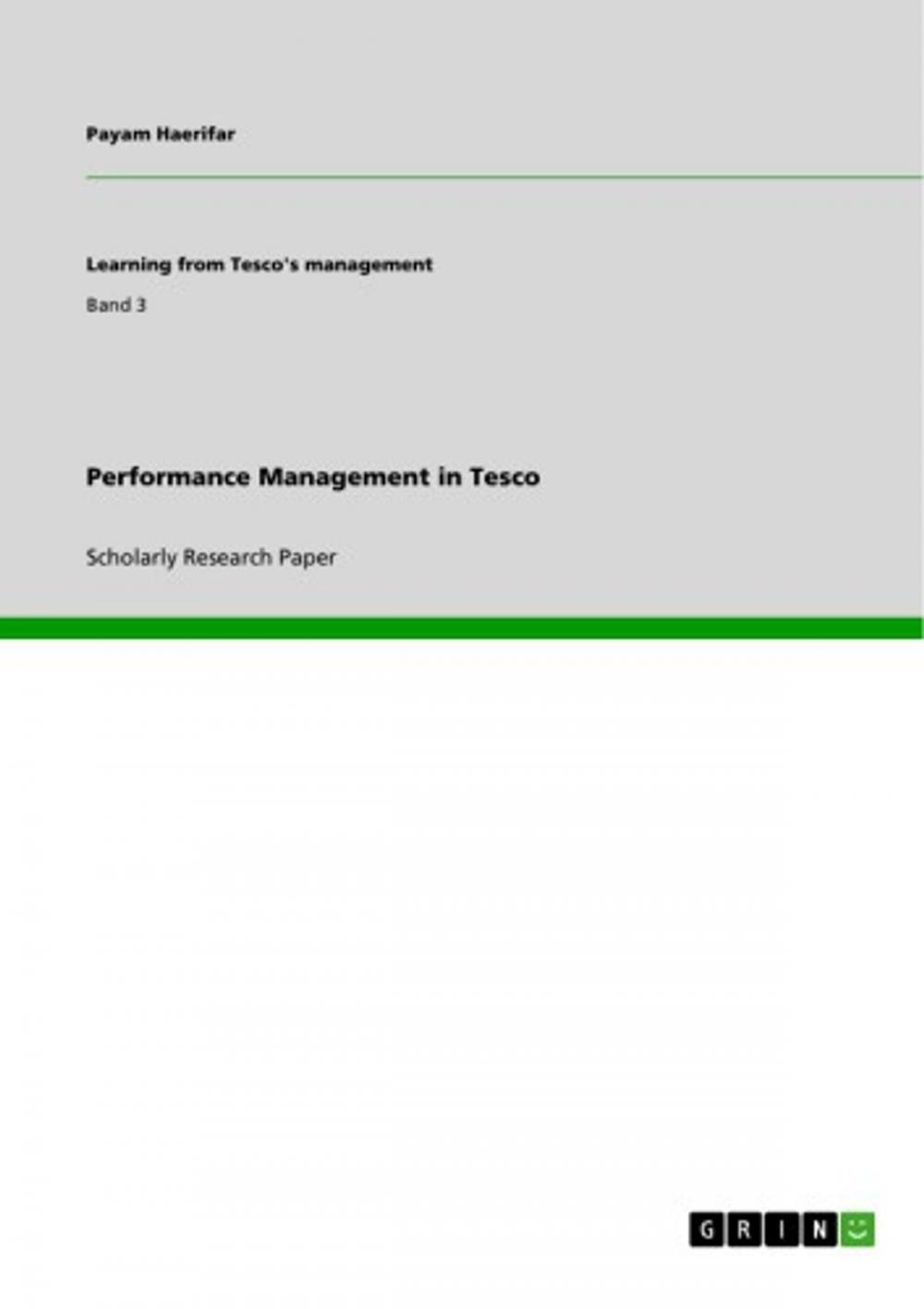 Big bigCover of Performance Management in Tesco