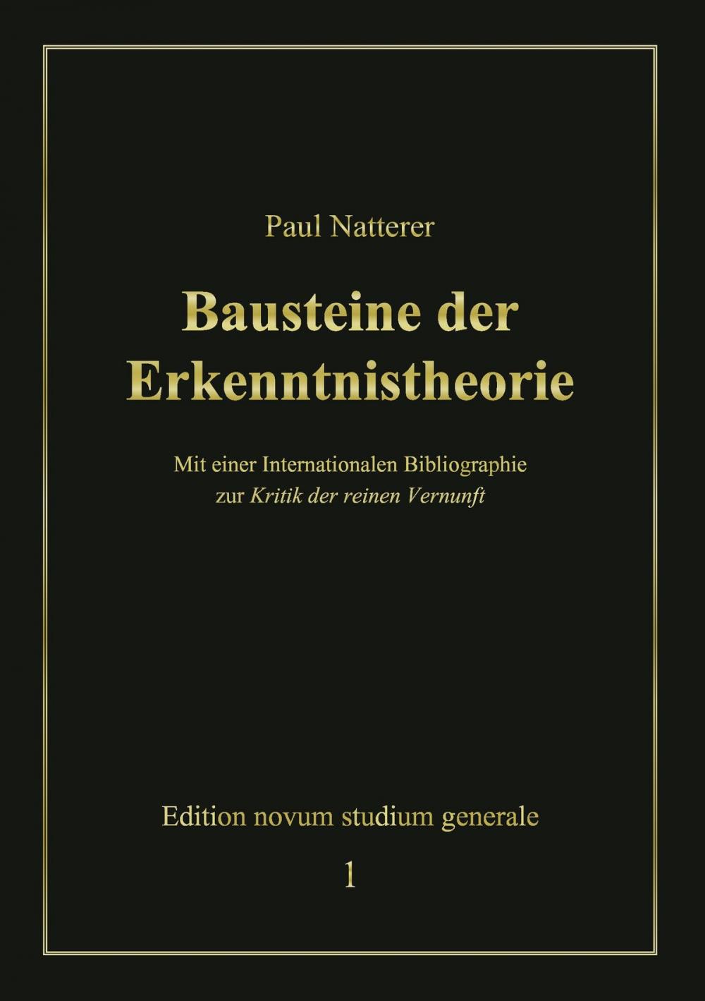 Big bigCover of Bausteine der Erkenntnistheorie