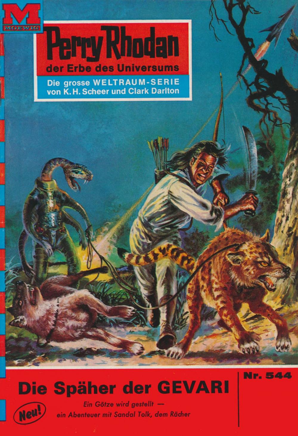 Big bigCover of Perry Rhodan 544: Die Späher der GEVARI