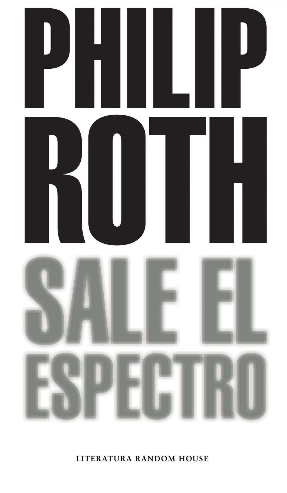 Big bigCover of Sale el espectro