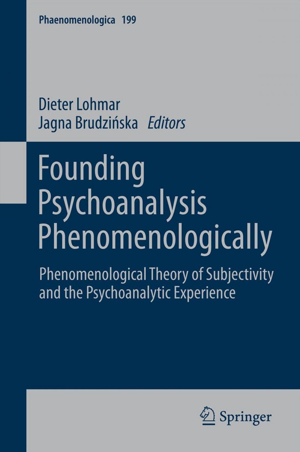 Big bigCover of Founding Psychoanalysis Phenomenologically