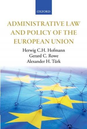 Cover of the book Administrative Law and Policy of the European Union by J. Allan Hobson