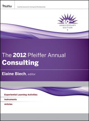 Cover of the book The 2012 Pfeiffer Annual by Barrie Sosinsky