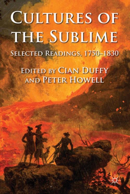 Cover of the book Cultures of the Sublime by , Palgrave Macmillan
