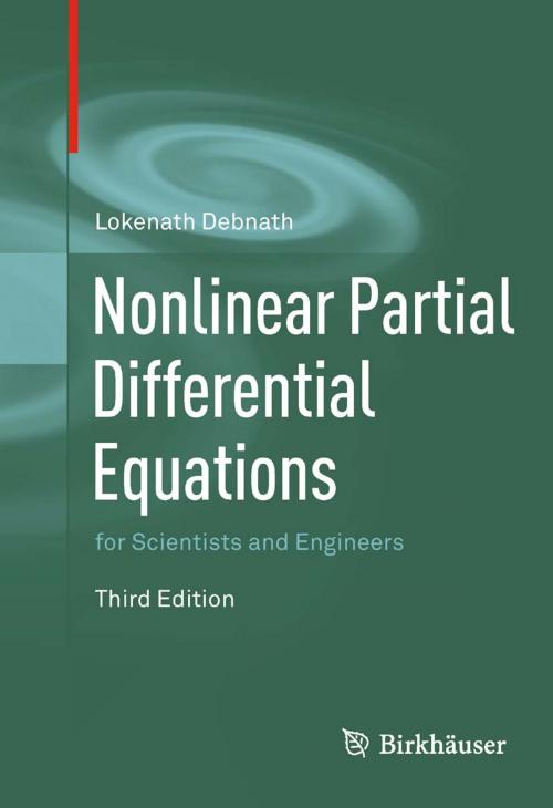 Cover of the book Nonlinear Partial Differential Equations for Scientists and Engineers by Lokenath Debnath, Birkhäuser Boston