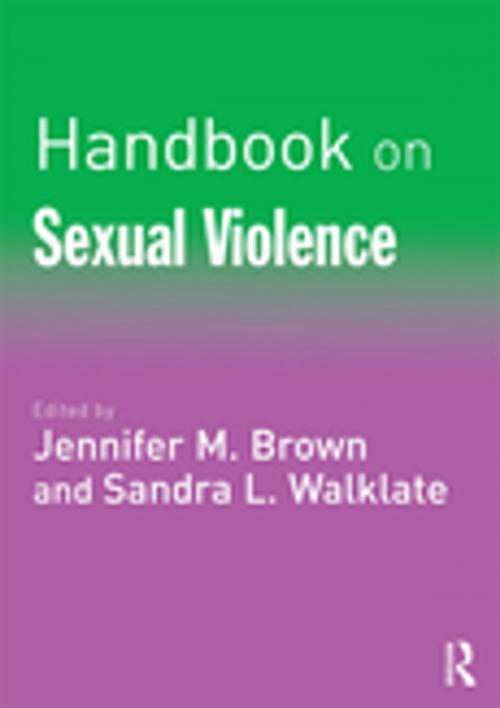 Cover of the book Handbook on Sexual Violence by , Taylor and Francis