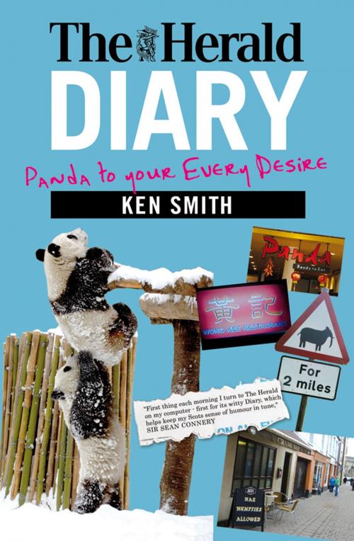 Cover of the book The Herald Diary by Ken Smith, Black & White Publishing