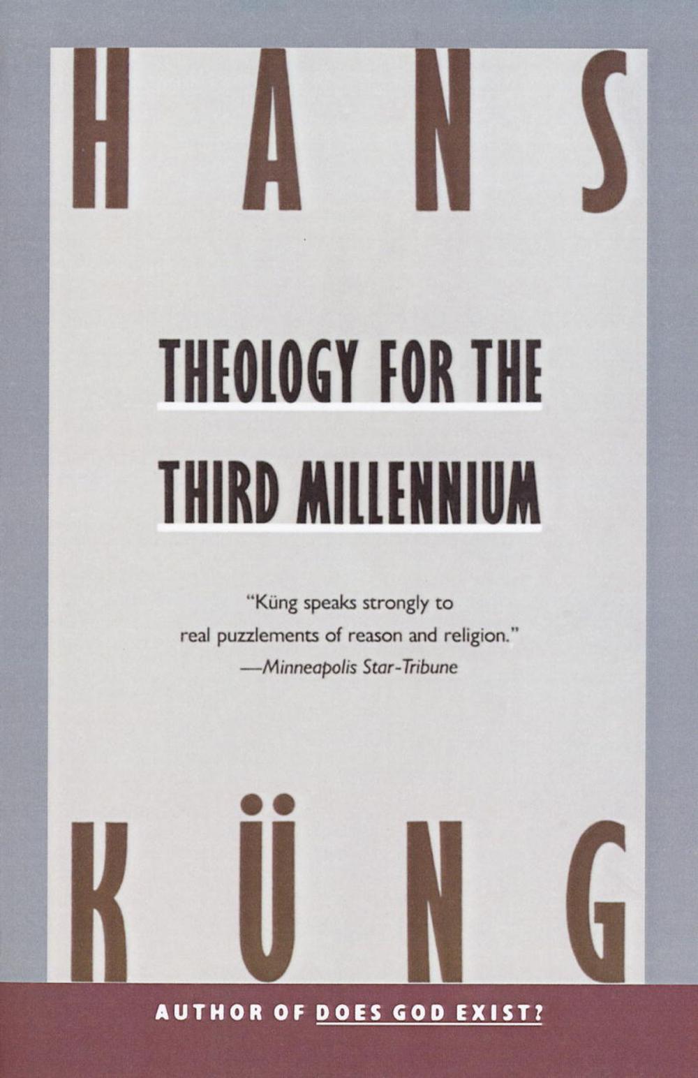 Big bigCover of Theology for the Third Millennium