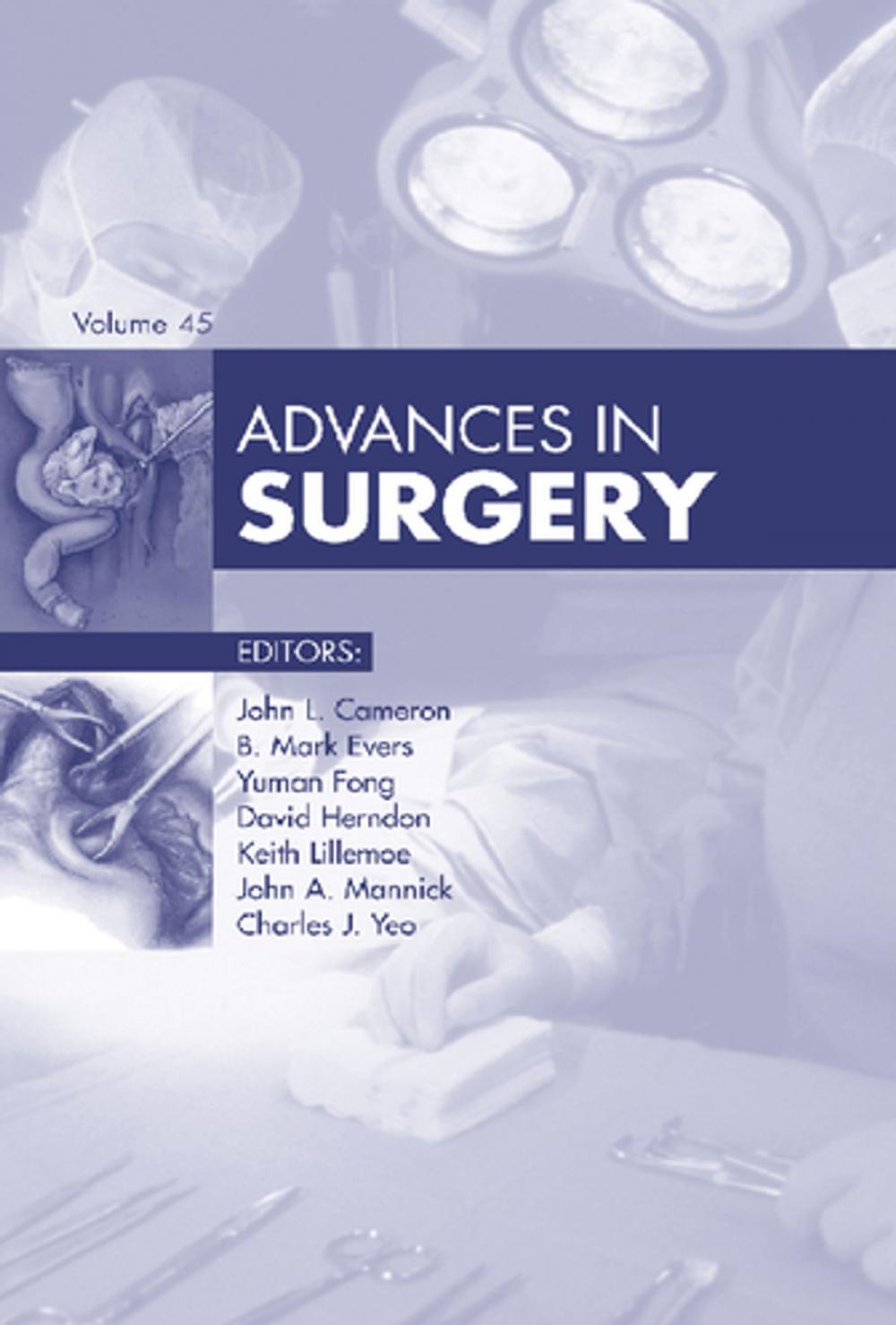 Big bigCover of Advances in Surgery - E-Book