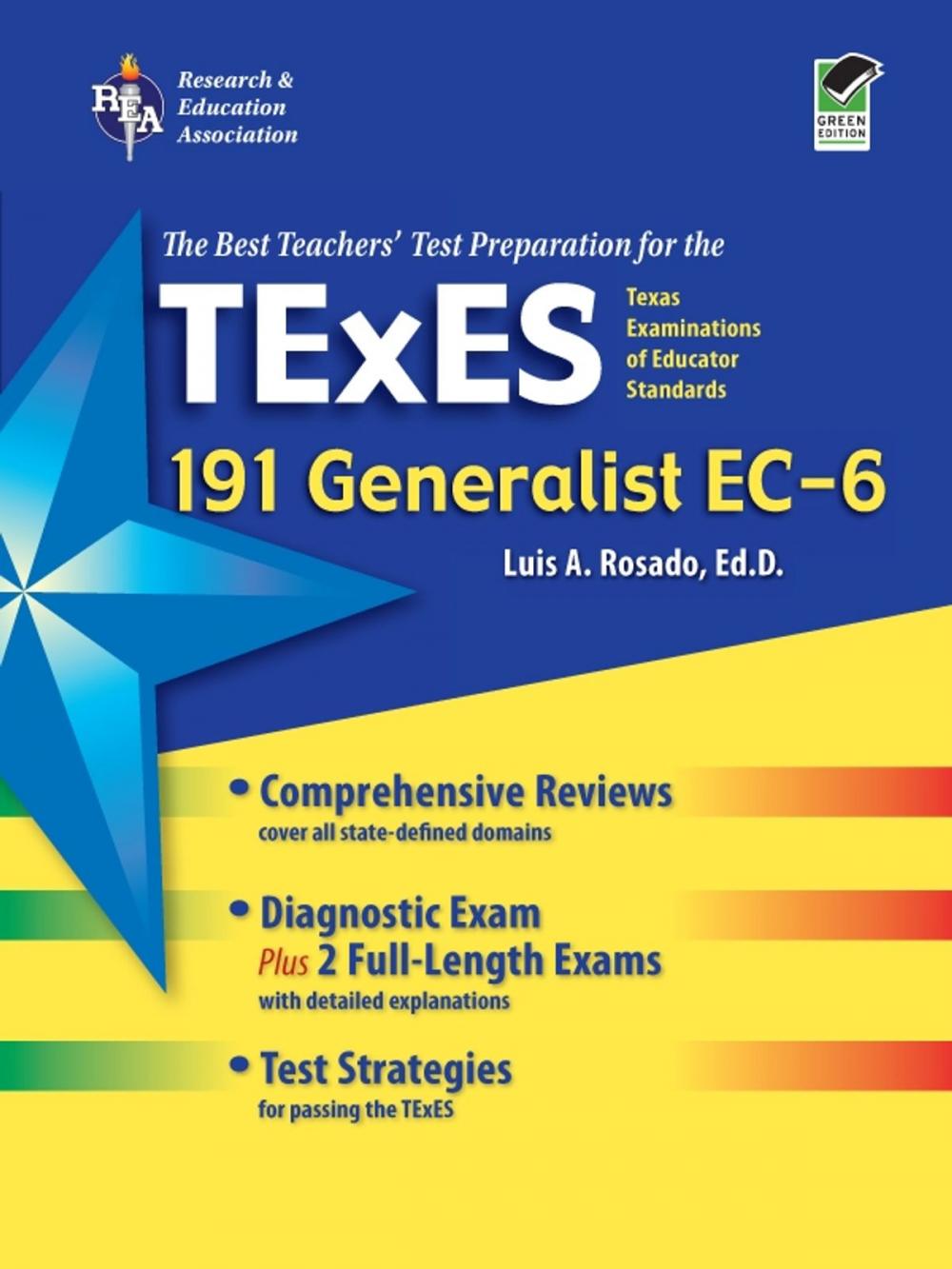 Big bigCover of Texas TExES Generalist EC-6 (191)