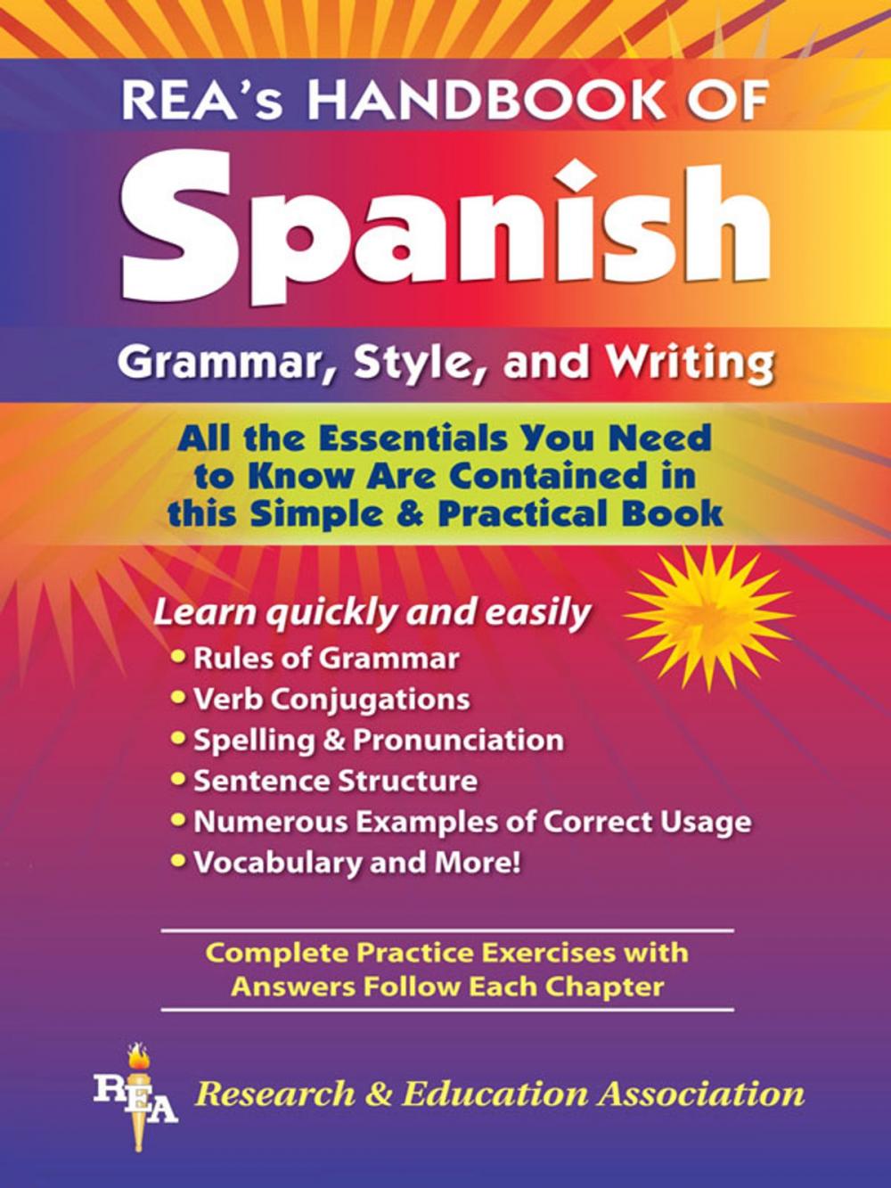 Big bigCover of REA's Handbook of Spanish Grammar, Style and Writing