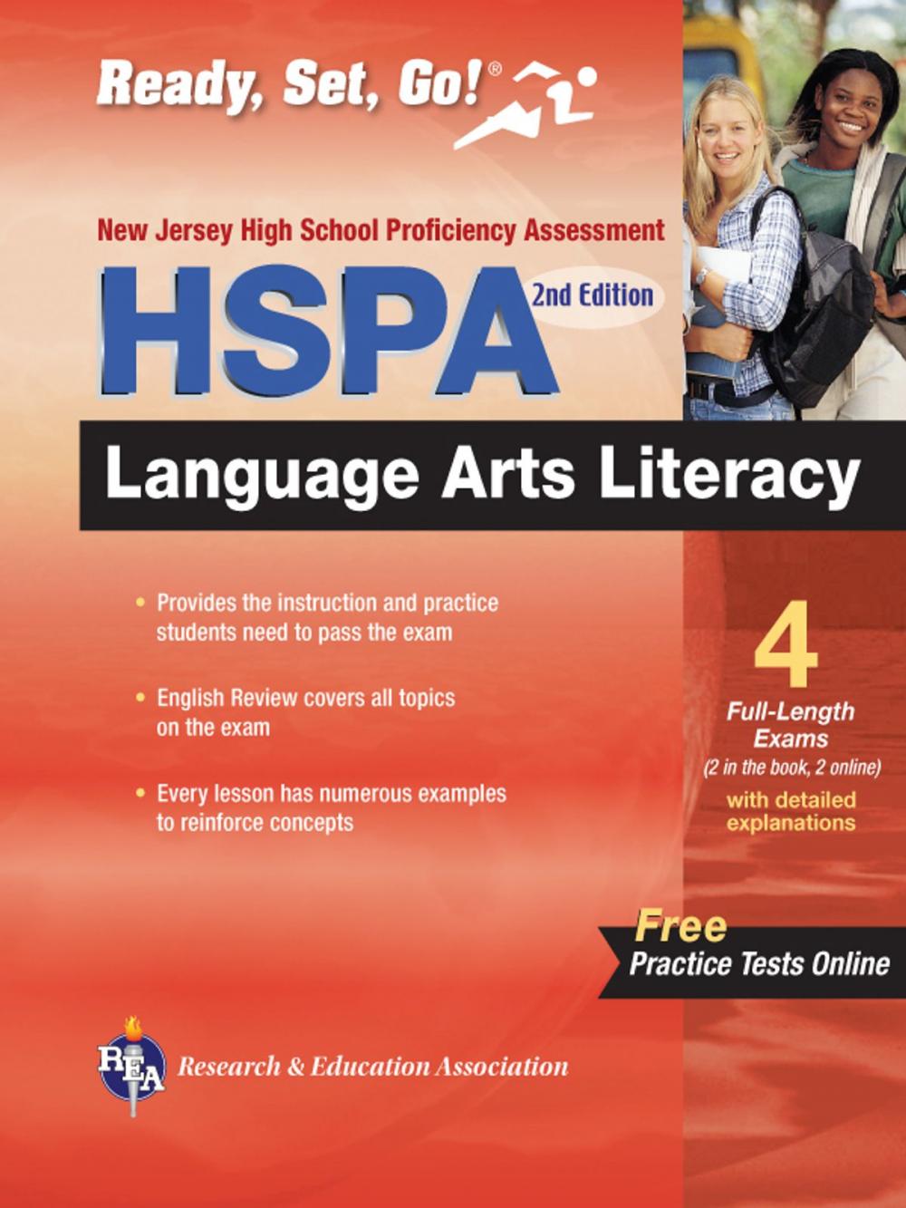 Big bigCover of New Jersey HSPA Language Arts Literacy with Online Practice Tests
