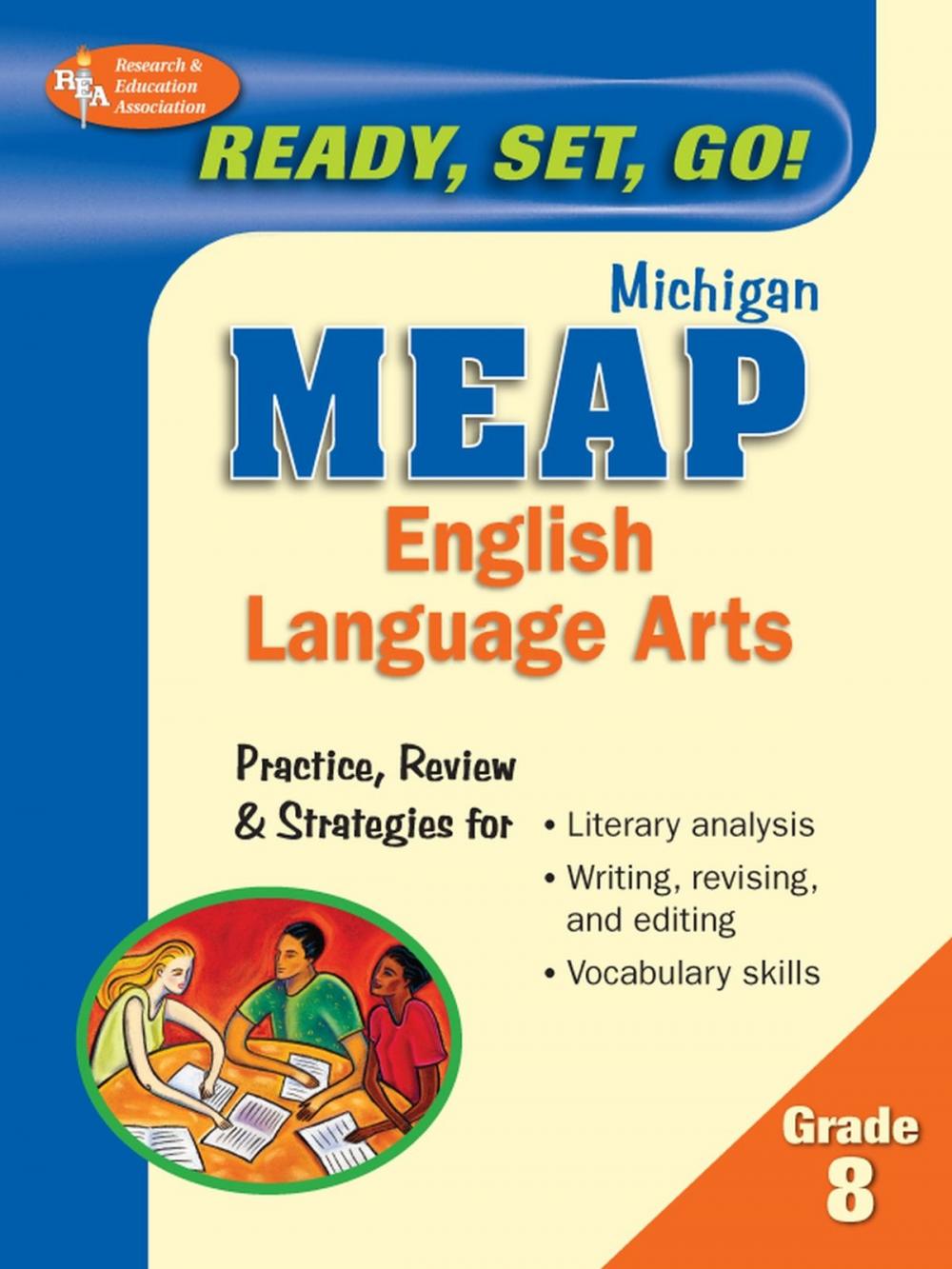 Big bigCover of Michigan MEAP Grade 8 English Language Arts