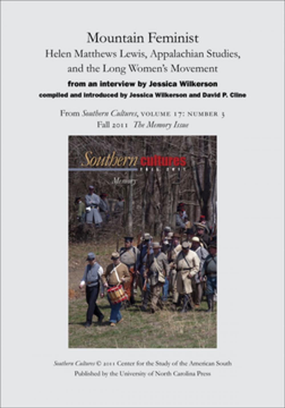 Big bigCover of Mountain Feminist: Helen Matthews Lewis, Appalachian Studies, and the Long Women's Movement