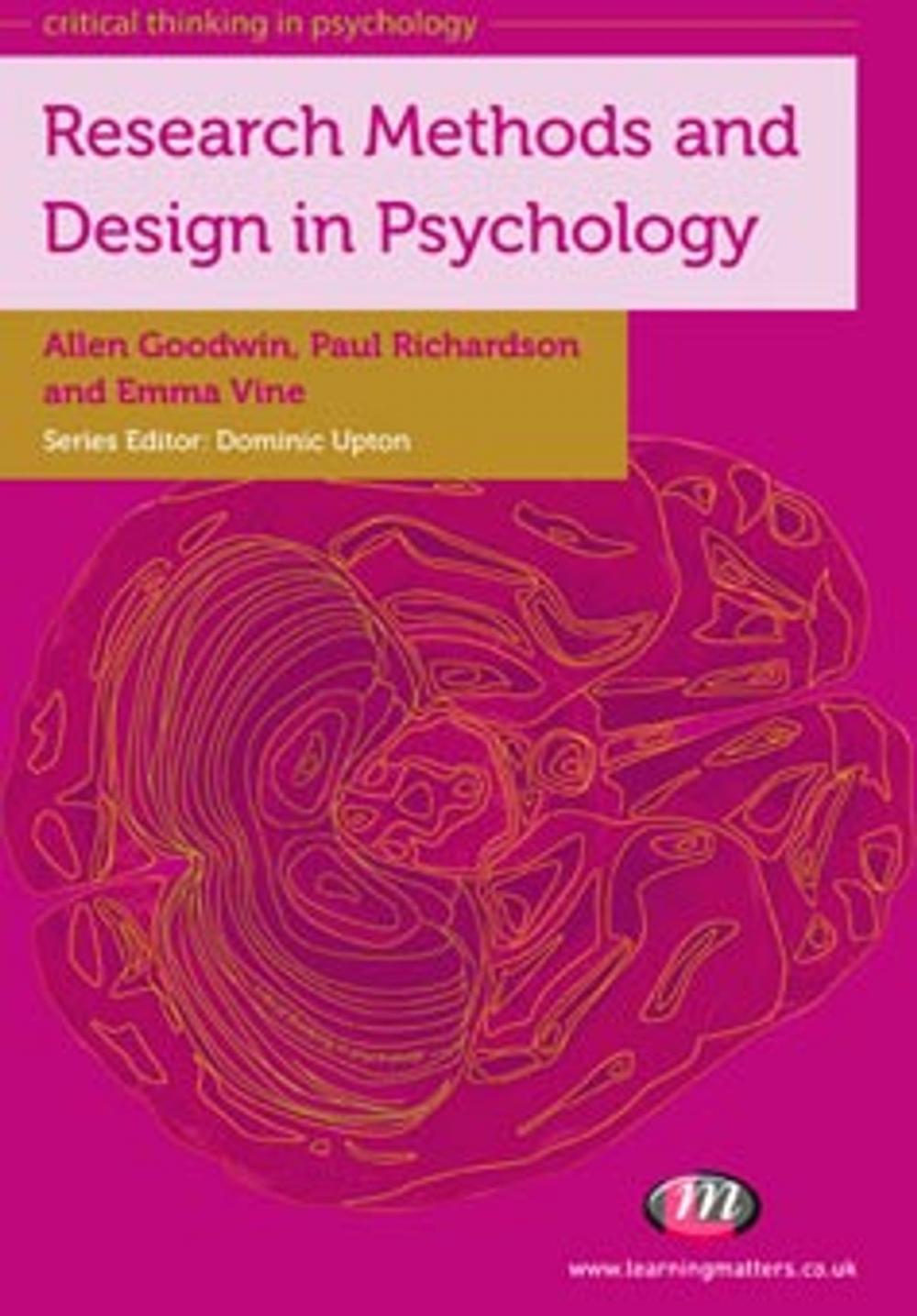 Big bigCover of Research Methods and Design in Psychology