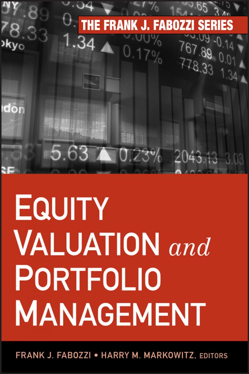 Big bigCover of Equity Valuation and Portfolio Management