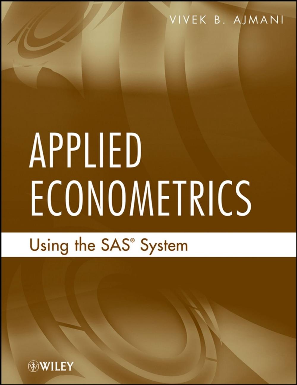 Big bigCover of Applied Econometrics Using the SAS System