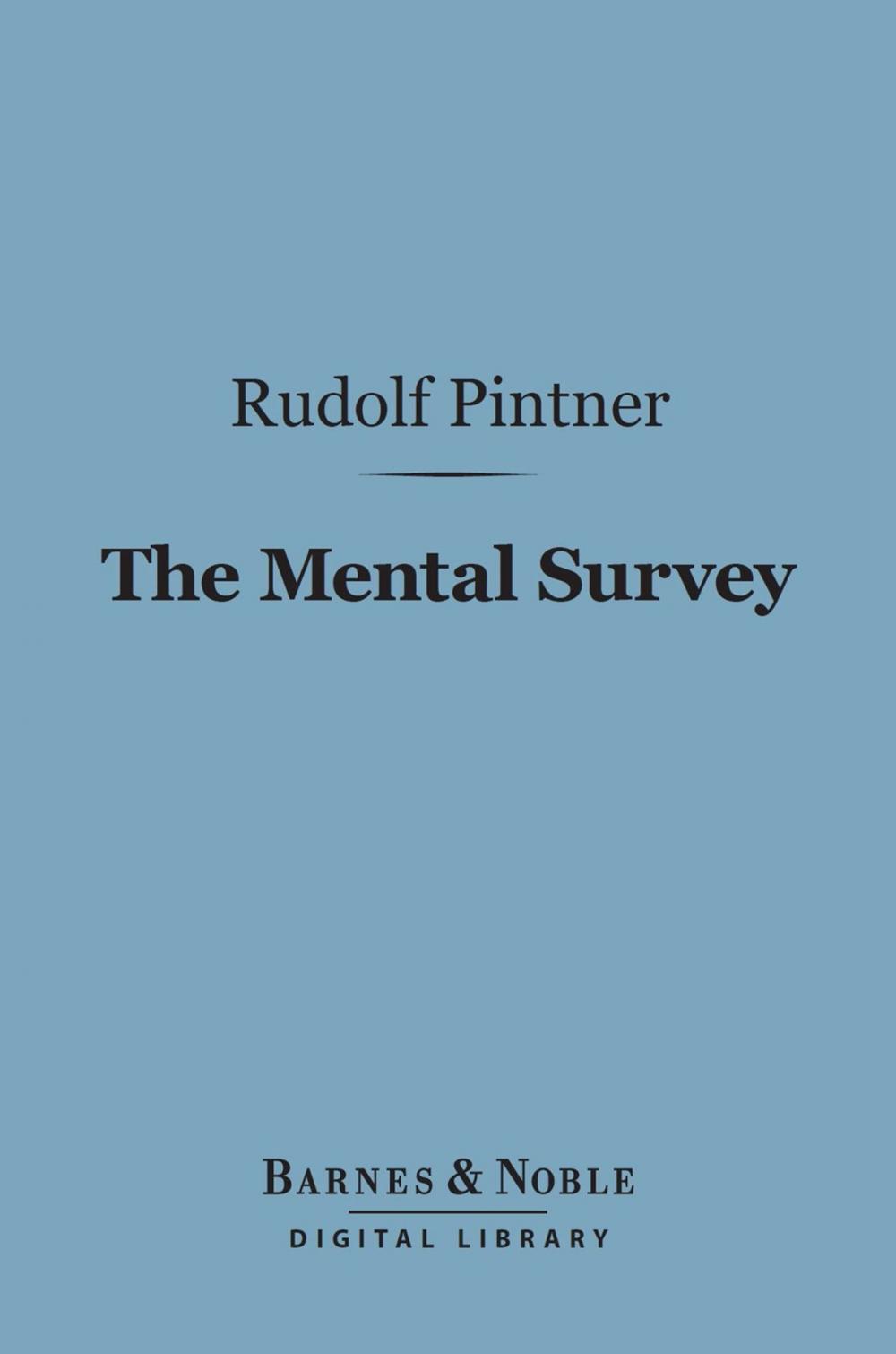 Big bigCover of The Mental Survey (Barnes & Noble Digital Library)