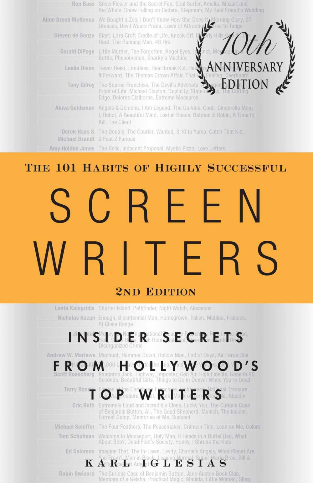 Big bigCover of The 101 Habits of Highly Successful Screenwriters, 10th Anniversary Edition