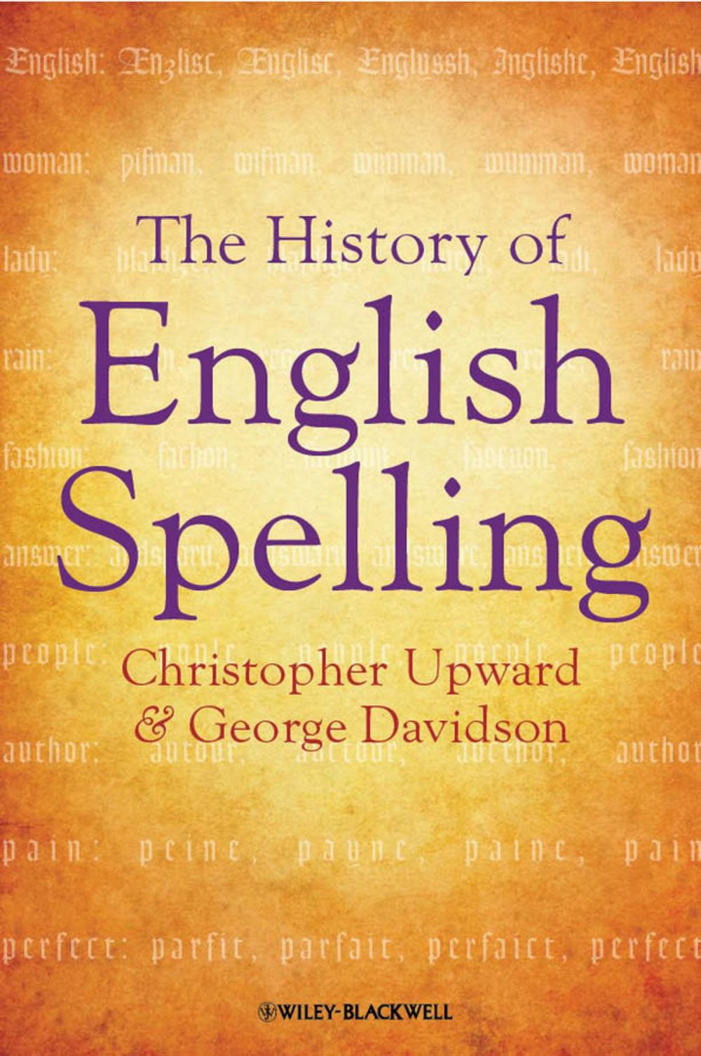 Big bigCover of The History of English Spelling