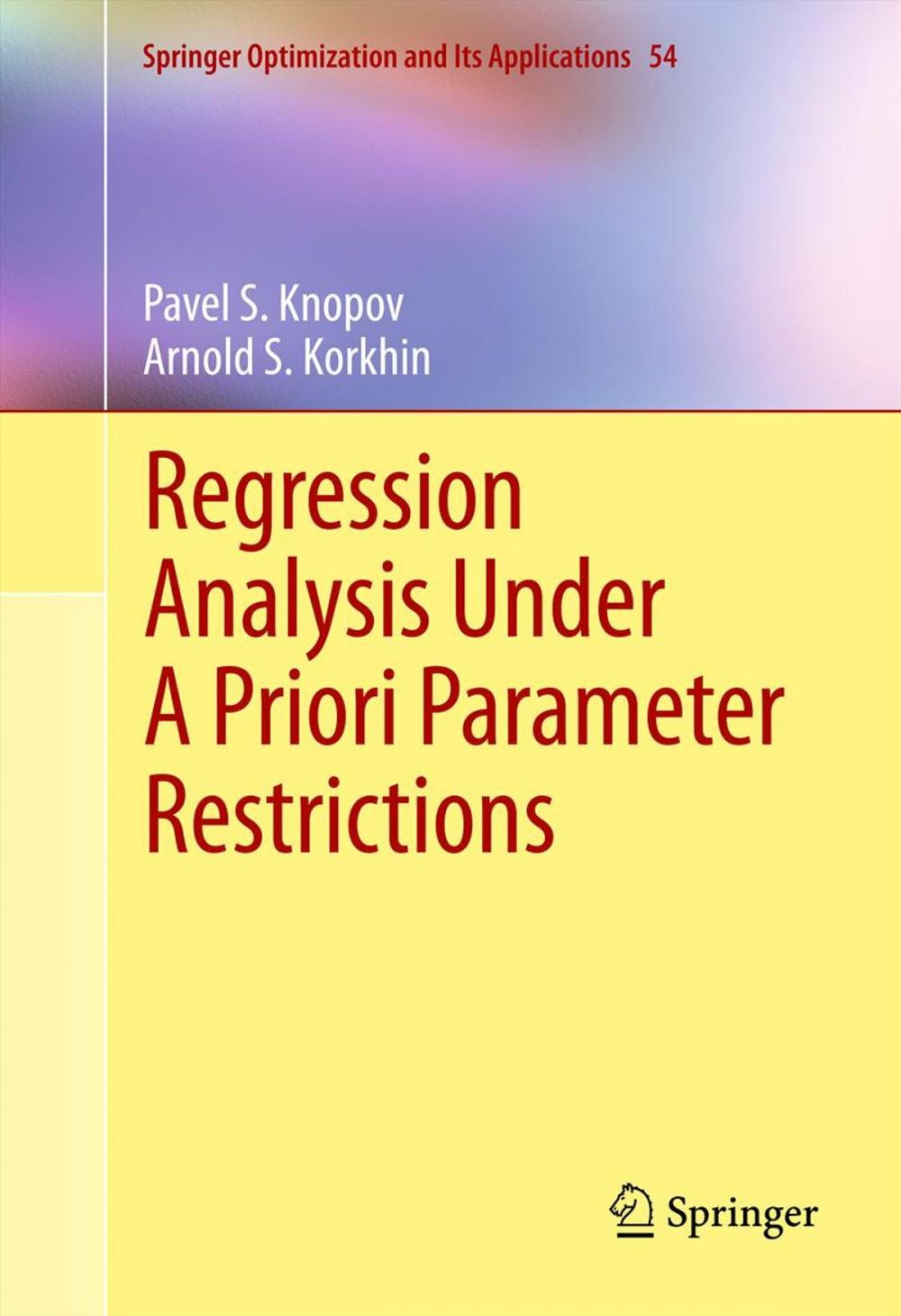 Big bigCover of Regression Analysis Under A Priori Parameter Restrictions