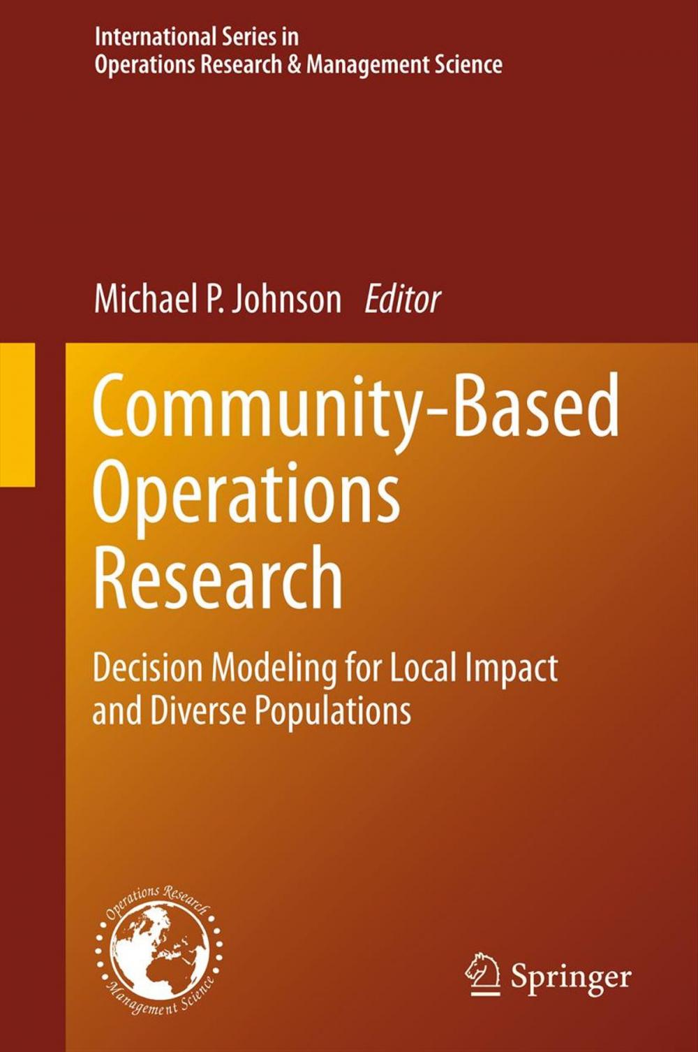 Big bigCover of Community-Based Operations Research