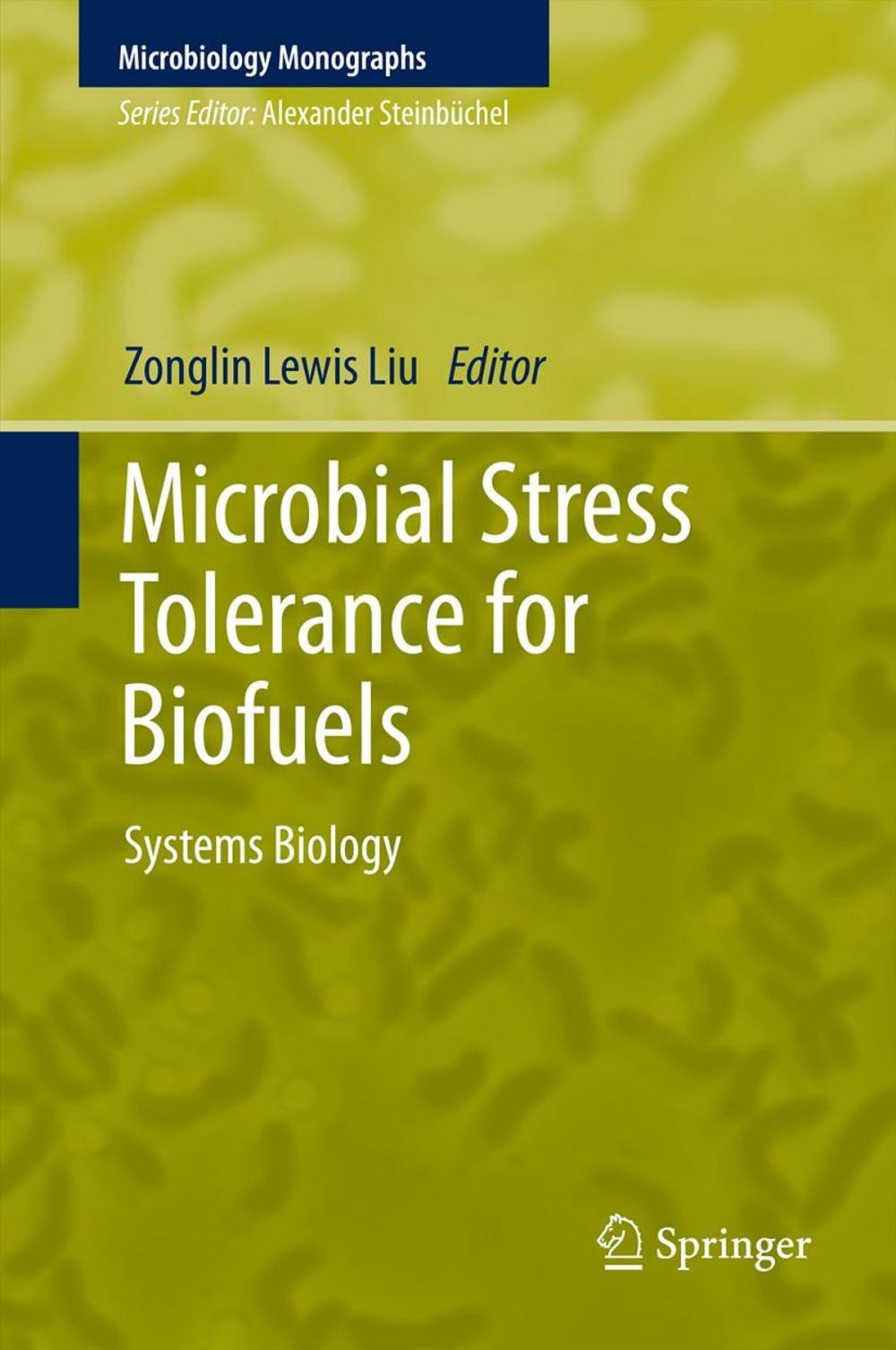 Big bigCover of Microbial Stress Tolerance for Biofuels