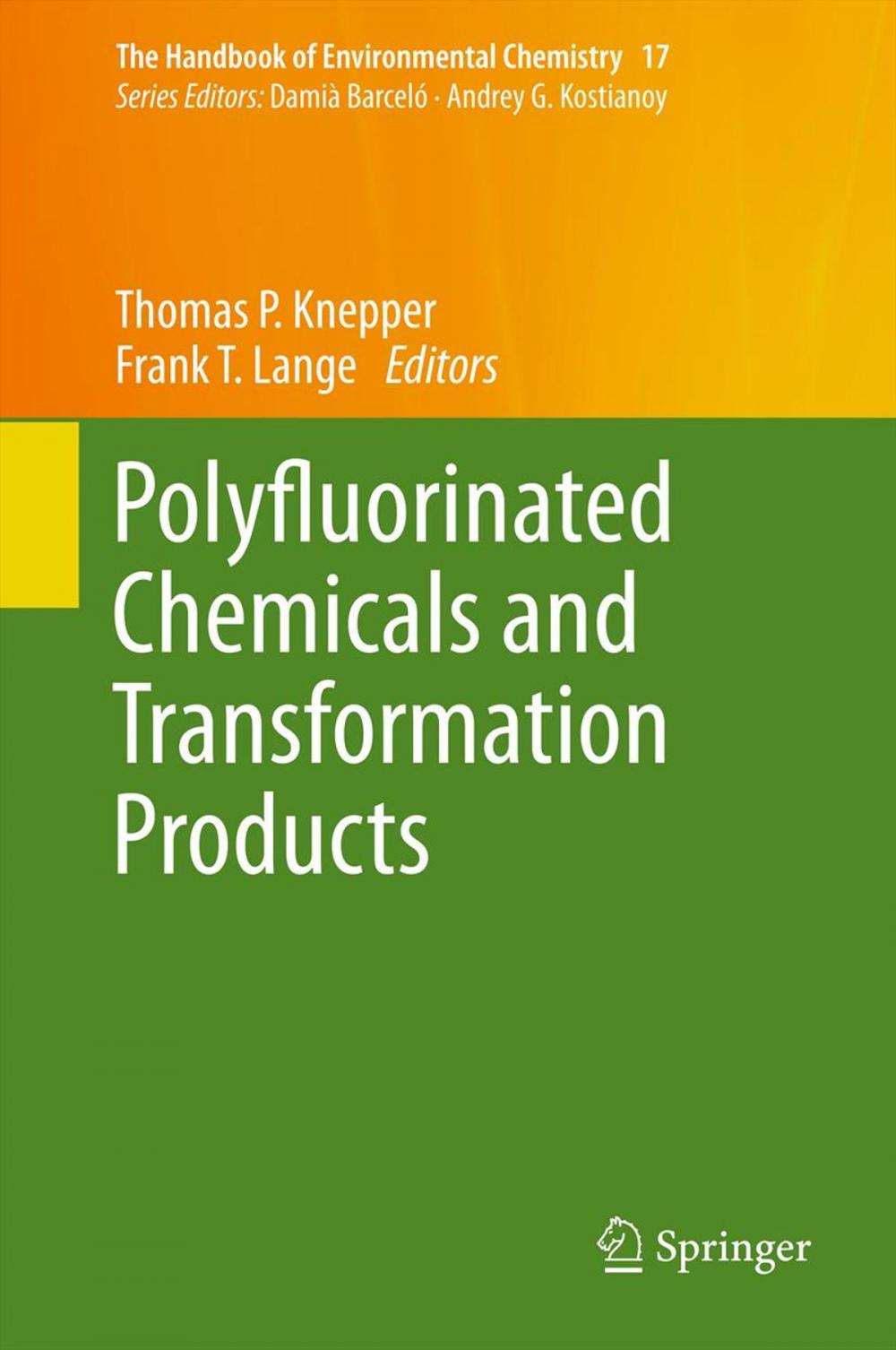 Big bigCover of Polyfluorinated Chemicals and Transformation Products