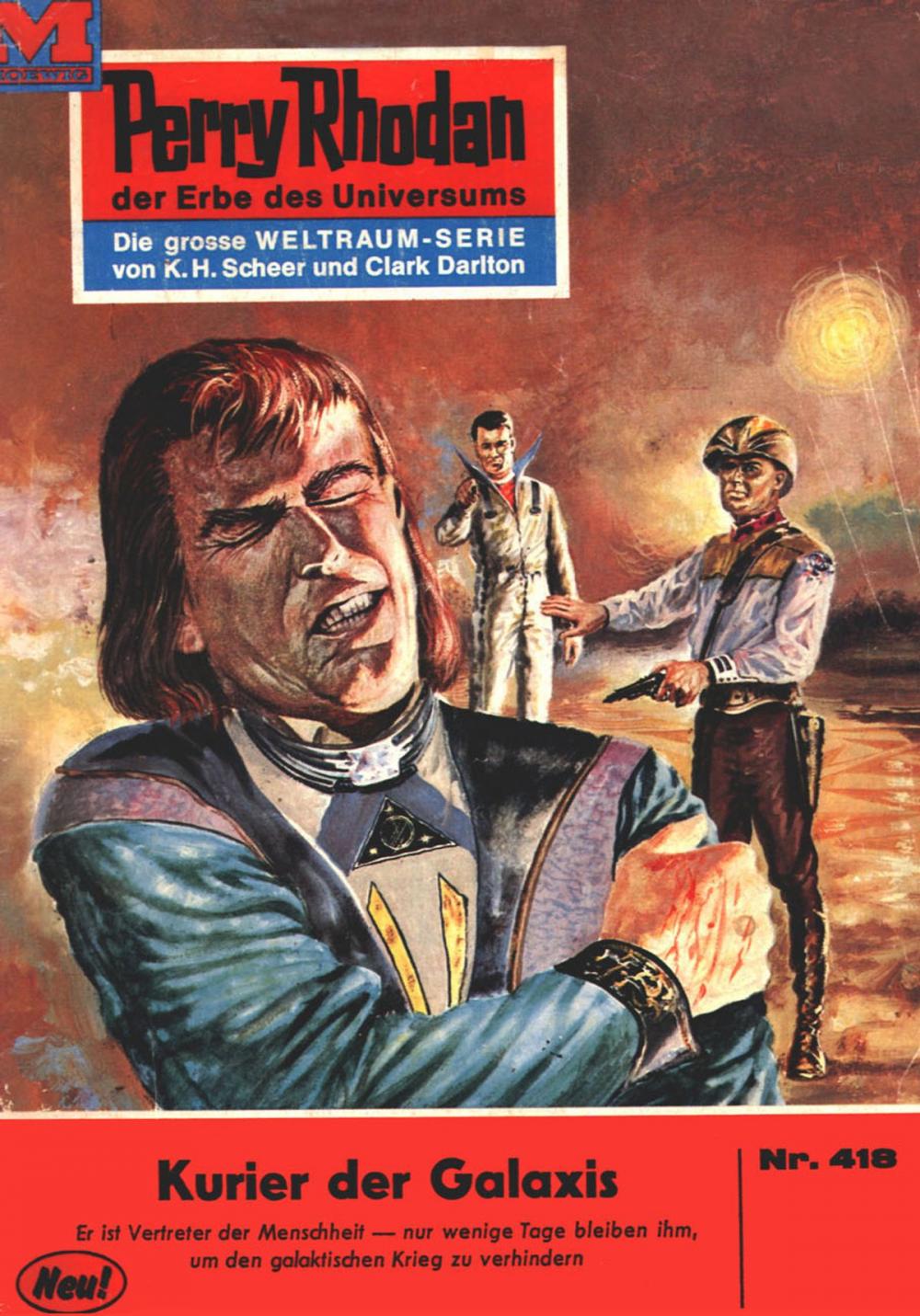 Big bigCover of Perry Rhodan 418: Kurier der Galaxis