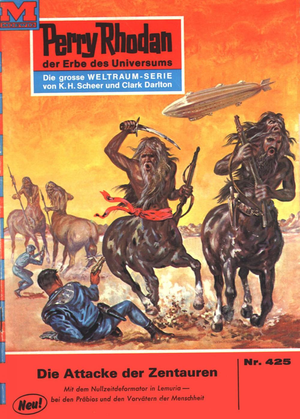 Big bigCover of Perry Rhodan 425: Die Attacke der Zentauren