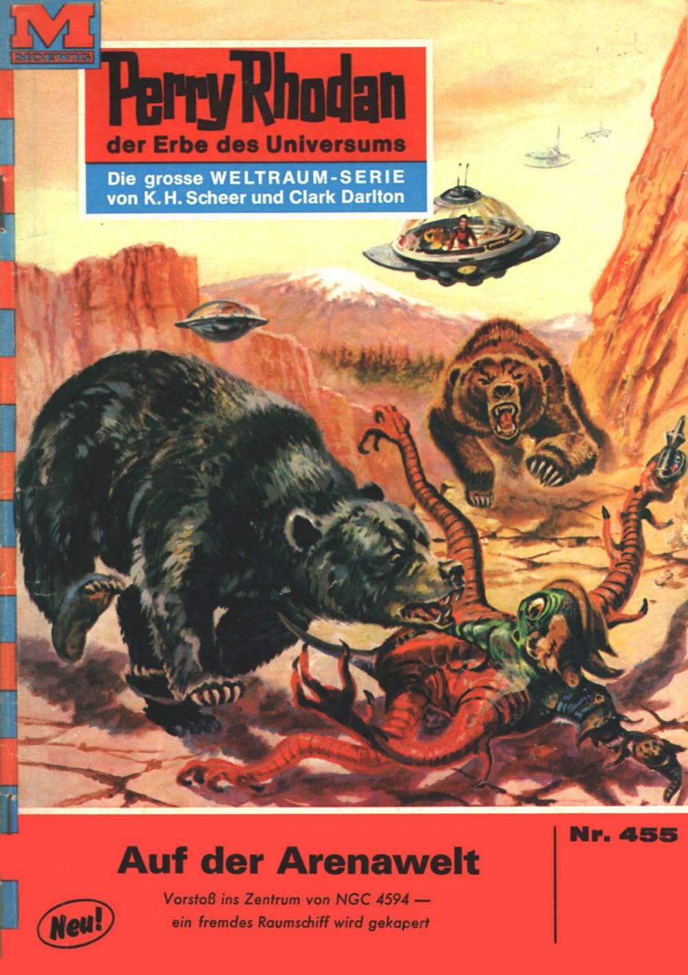 Big bigCover of Perry Rhodan 455: Auf der Arenawelt