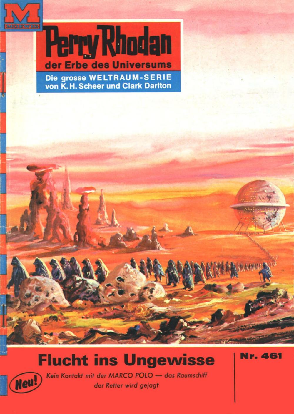 Big bigCover of Perry Rhodan 461: Flucht ins Ungewisse